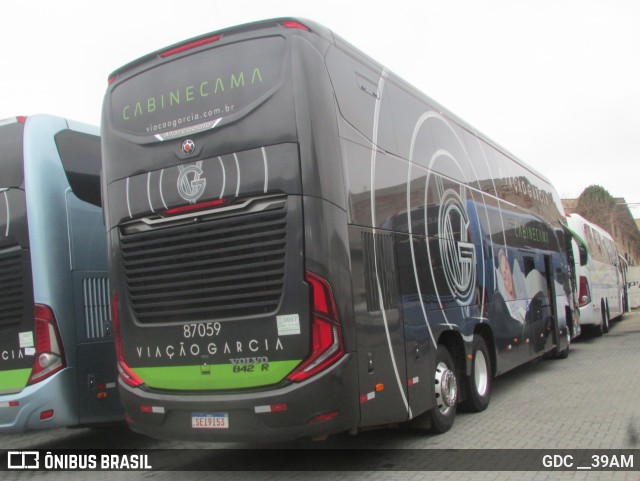Viação Garcia 87059 na cidade de Curitiba, Paraná, Brasil, por GDC __39AM. Número da foto: #13279071.