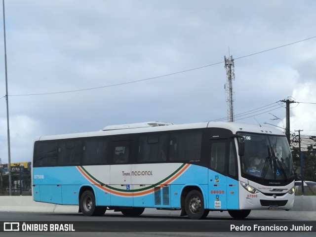 TBS - Travel Bus Service > Transnacional Fretamento 07598 na cidade de Jaboatão dos Guararapes, Pernambuco, Brasil, por Pedro Francisco Junior. Número da foto: #13278993.