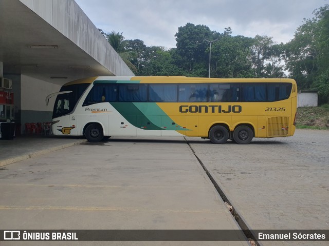 Empresa Gontijo de Transportes 21325 na cidade de Gandu, Bahia, Brasil, por Emanuel Sócrates. Número da foto: #13278394.