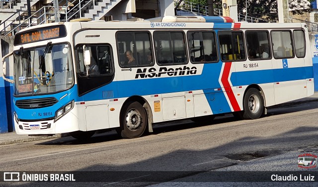 Viação Nossa Senhora da Penha RJ 188.154 na cidade de Nilópolis, Rio de Janeiro, Brasil, por Claudio Luiz. Número da foto: #13279562.