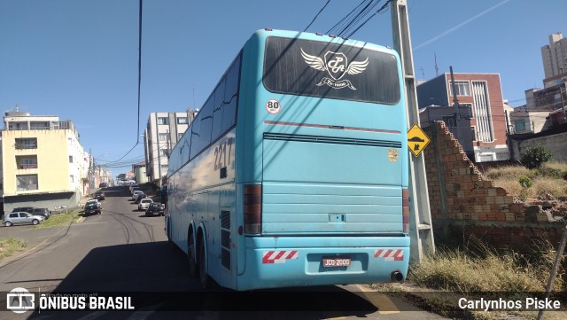 Turismo Pássaro Azul 2217 na cidade de Ponta Grossa, Paraná, Brasil, por Carlynhos Piske. Número da foto: #13277217.