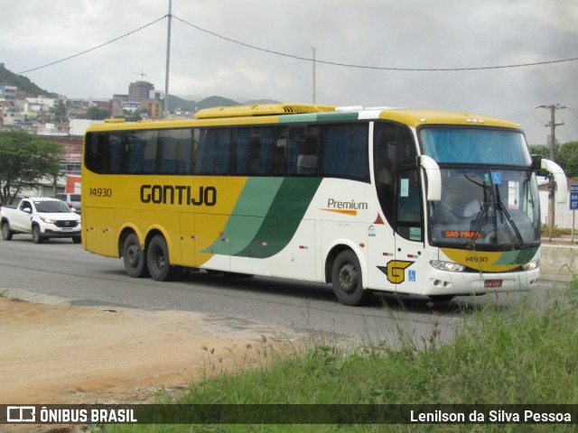 Empresa Gontijo de Transportes 14930 na cidade de Caruaru, Pernambuco, Brasil, por Lenilson da Silva Pessoa. Número da foto: #13279087.