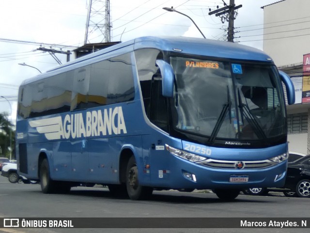 Viação Águia Branca 20250 na cidade de Linhares, Espírito Santo, Brasil, por Marcos Ataydes. N. Número da foto: #13279052.