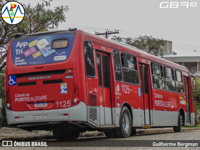 Trevo Transportes Coletivos 1125 na cidade de Porto Alegre, Rio Grande do Sul, Brasil, por Guilherme Bergman. Número da foto: #13278509.