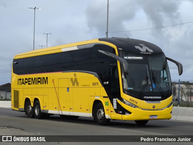 Viação Nova Itapemirim 60676 na cidade de Jaboatão dos Guararapes, Pernambuco, Brasil, por Pedro Francisco Junior. Número da foto: #13279037.