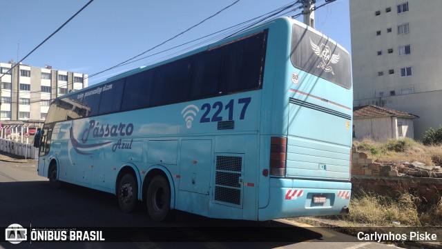 Turismo Pássaro Azul 2217 na cidade de Ponta Grossa, Paraná, Brasil, por Carlynhos Piske. Número da foto: #13277216.