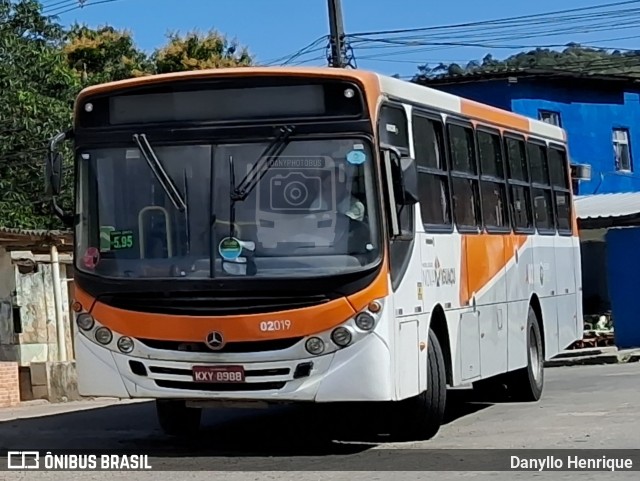 Viação Mirante A02019 na cidade de Nova Iguaçu, Rio de Janeiro, Brasil, por Danyllo Henrique. Número da foto: #13279721.