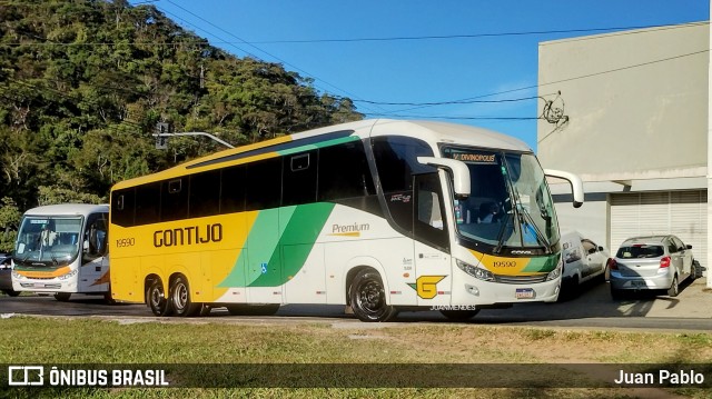 Empresa Gontijo de Transportes 19590 na cidade de Juiz de Fora, Minas Gerais, Brasil, por Juan Pablo. Número da foto: #13278864.