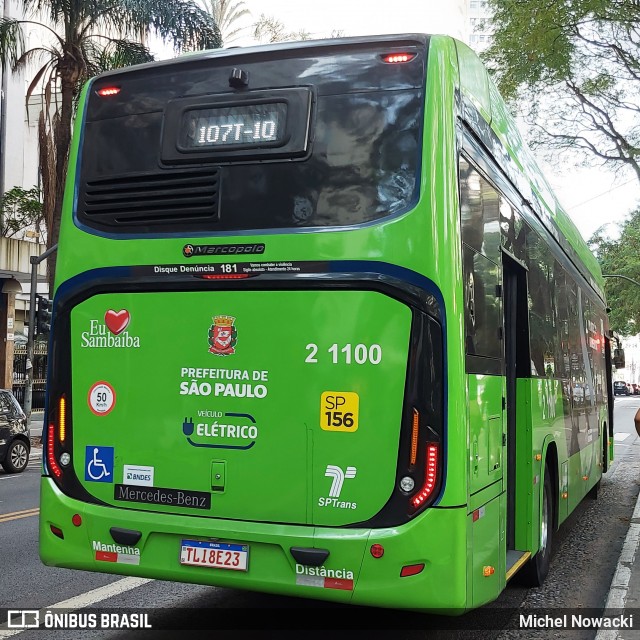 Sambaíba Transportes Urbanos 2 1100 na cidade de São Paulo, São Paulo, Brasil, por Michel Nowacki. Número da foto: #13279614.