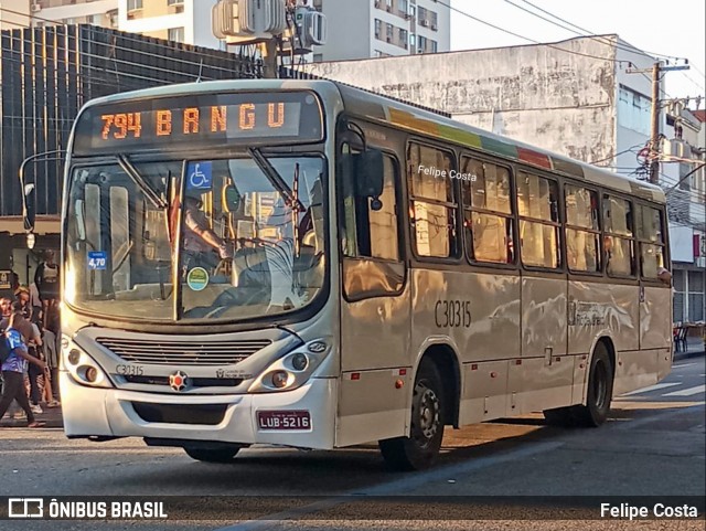 Transportes Futuro C30315 na cidade de Rio de Janeiro, Rio de Janeiro, Brasil, por Felipe Costa. Número da foto: #13277228.