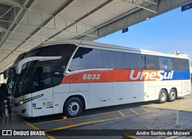 Unesul de Transportes 6032 na cidade de Balneário Camboriú, Santa Catarina, Brasil, por Andre Santos de Moraes. Número da foto: #13278614.