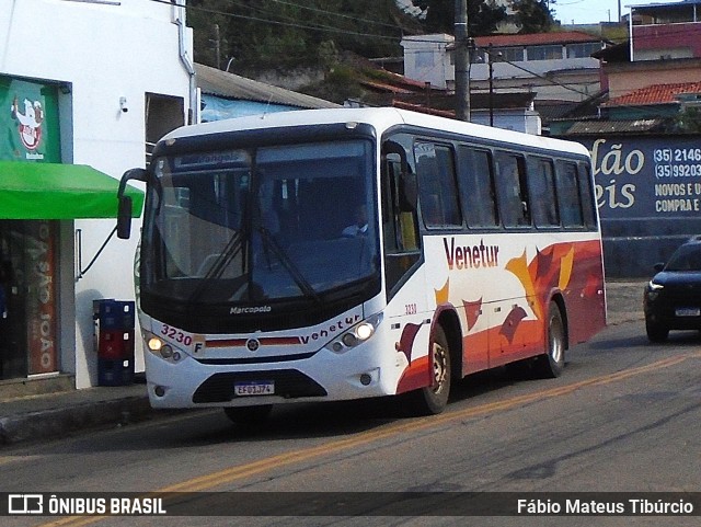 Venetur Turismo 3230 na cidade de Três Corações, Minas Gerais, Brasil, por Fábio Mateus Tibúrcio. Número da foto: #13279666.
