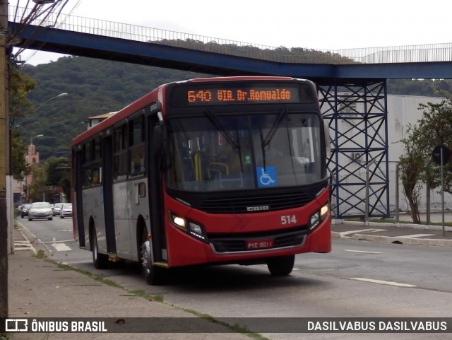 TUSMIL - Transporte Urbano São Miguel 514 na cidade de Juiz de Fora, Minas Gerais, Brasil, por DASILVABUS DASILVABUS. Número da foto: #13277540.