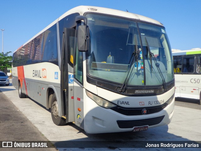 Evanil Transportes e Turismo RJ 132.034 na cidade de Rio de Janeiro, Rio de Janeiro, Brasil, por Jonas Rodrigues Farias. Número da foto: #13276631.
