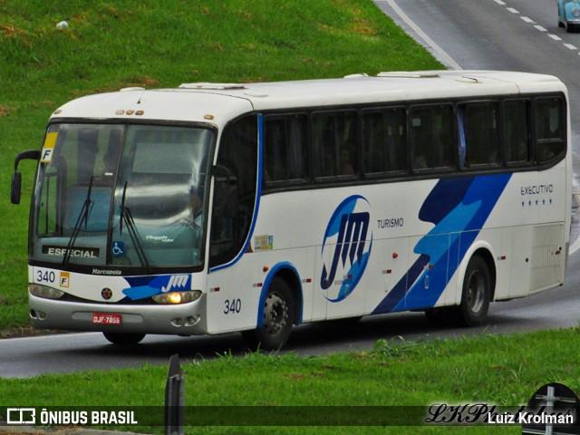 JM Turismo 340 na cidade de Aparecida, São Paulo, Brasil, por Luiz Krolman. Número da foto: #13278754.