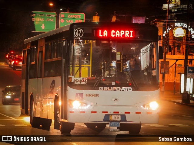 ATD - AutoTransportes Desamparados 47 na cidade de San José, San José, Costa Rica, por Sebas Gamboa. Número da foto: #13279472.