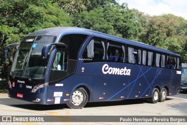 Viação Cometa 715103 na cidade de São Paulo, São Paulo, Brasil, por Paulo Henrique Pereira Borges. Número da foto: #13278970.