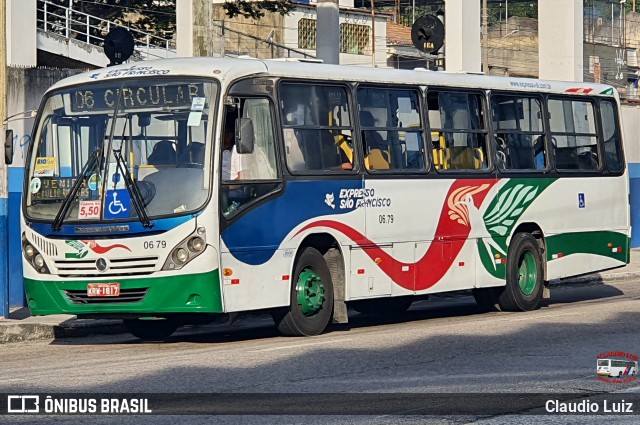 Expresso São Francisco 06.79 na cidade de Nilópolis, Rio de Janeiro, Brasil, por Claudio Luiz. Número da foto: #13279720.