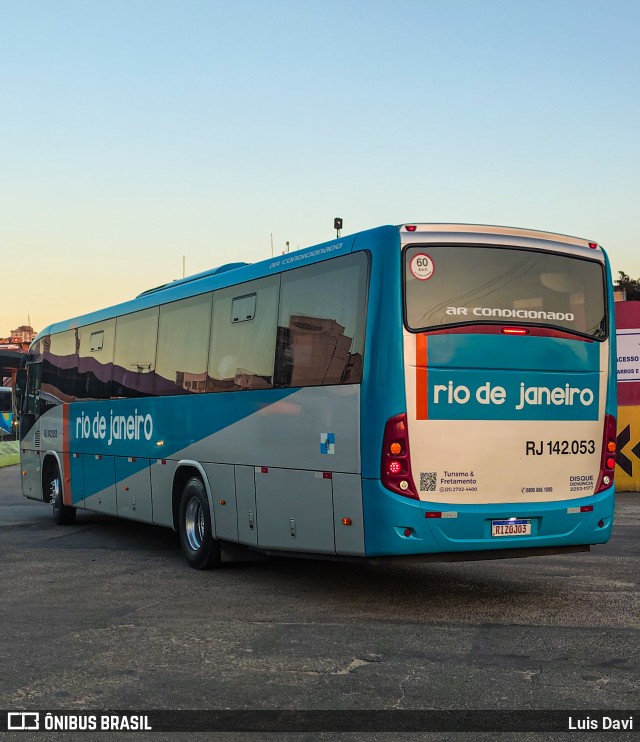 Expresso Rio de Janeiro RJ 142.053 na cidade de Niterói, Rio de Janeiro, Brasil, por Luis Davi. Número da foto: #13277316.