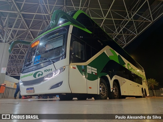 Viação Continental de Transportes 1001 na cidade de Patos de Minas, Minas Gerais, Brasil, por Paulo Alexandre da Silva. Número da foto: #13278667.