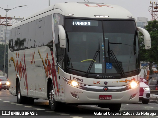 LK Transportadora Turística 22005 na cidade de São Paulo, São Paulo, Brasil, por Gabriel Oliveira Caldas da Nobrega. Número da foto: #13279263.