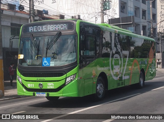 Viação Osasco 1011 na cidade de Osasco, São Paulo, Brasil, por Matheus dos Santos Araújo. Número da foto: #13278475.