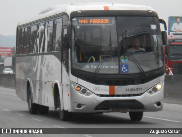 Transportes Blanco RJ 136.087 na cidade de Nova Iguaçu, Rio de Janeiro, Brasil, por Augusto César. Número da foto: #13278102.