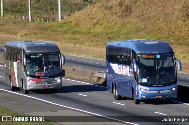 Viação Águia Branca 25870 na cidade de Canas, São Paulo, Brasil, por João Felipe. Número da foto: #13278327.