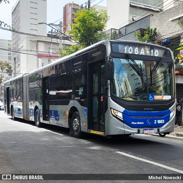 Sambaíba Transportes Urbanos 2 1803 na cidade de São Paulo, São Paulo, Brasil, por Michel Nowacki. Número da foto: #13279625.