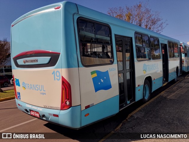 Transul – Transportes Urbanos Nossa Senhora dos Prazeres 19 na cidade de Lages, Santa Catarina, Brasil, por LUCAS NASCIMENTO. Número da foto: #13277491.