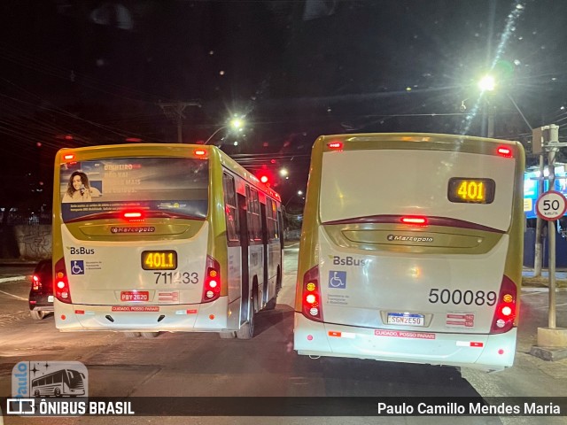 BsBus Mobilidade 711233 na cidade de Taguatinga, Distrito Federal, Brasil, por Paulo Camillo Mendes Maria. Número da foto: #13280048.