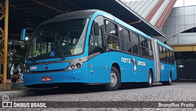 VCG - Viação Campos Gerais 1351 na cidade de Ponta Grossa, Paraná, Brasil, por BrunyBus Prado. Número da foto: #13278940.