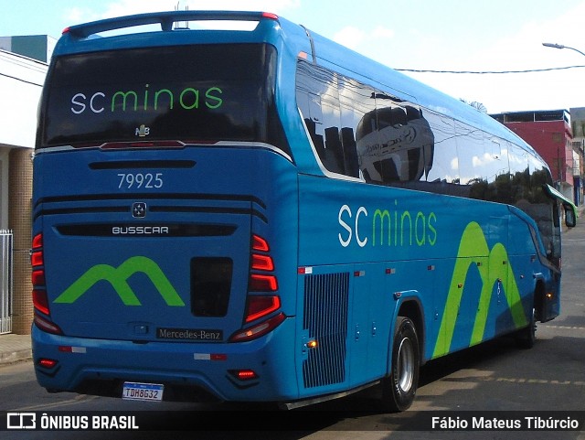 SC Minas Transportes 79925 na cidade de Três Corações, Minas Gerais, Brasil, por Fábio Mateus Tibúrcio. Número da foto: #13279683.