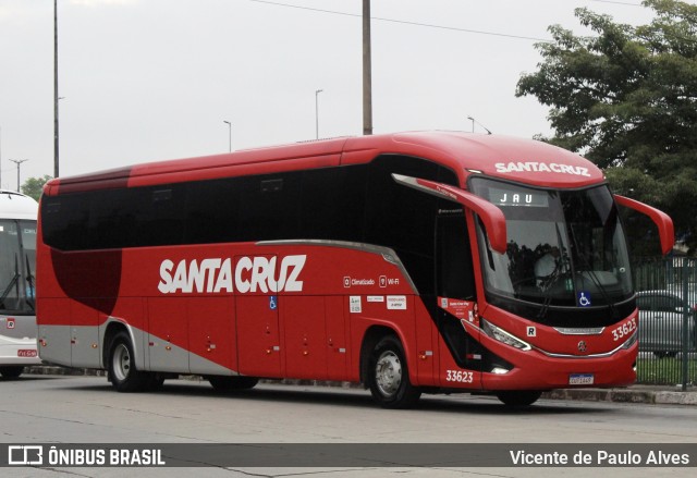 Viação Santa Cruz 33623 na cidade de São Paulo, São Paulo, Brasil, por Vicente de Paulo Alves. Número da foto: #13276883.