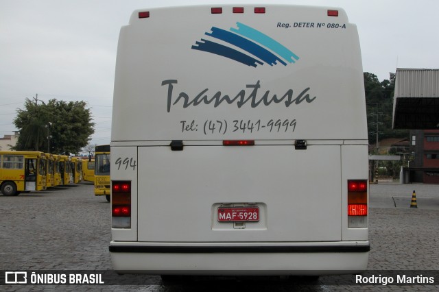Transtusa - Transporte e Turismo Santo Antônio 994 na cidade de Joinville, Santa Catarina, Brasil, por Rodrigo Martins. Número da foto: #13276742.
