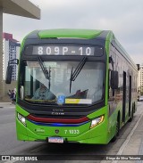 Viação Campo Belo 7 1033 na cidade de São Paulo, São Paulo, Brasil, por Diego da Silva Teixeira. Número da foto: #13278238.