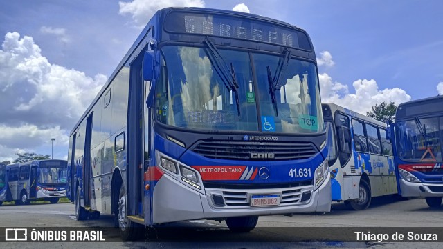 Radial Transporte Coletivo 41.631 na cidade de Suzano, São Paulo, Brasil, por Thiago de Souza. Número da foto: #13283406.