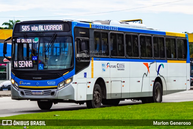 Transportes Futuro C30056 na cidade de Rio de Janeiro, Rio de Janeiro, Brasil, por Marlon Generoso. Número da foto: #13283565.