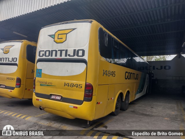 Empresa Gontijo de Transportes 14845 na cidade de Vitória da Conquista, Bahia, Brasil, por Espedito de Brito Gomes. Número da foto: #13280816.