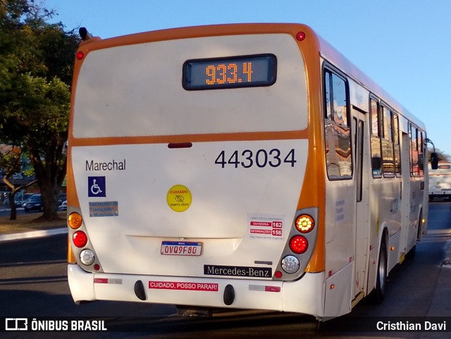 Auto Viação Marechal Brasília 443034 na cidade de Ceilândia, Distrito Federal, Brasil, por Cristhian Davi. Número da foto: #13282230.