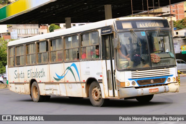 Viação Santa Elizabeth 4337 na cidade de Caratinga, Minas Gerais, Brasil, por Paulo Henrique Pereira Borges. Número da foto: #13282753.