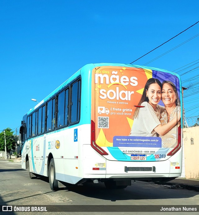Rota Sol > Vega Transporte Urbano 35269 na cidade de Fortaleza, Ceará, Brasil, por Jonathan Nunes. Número da foto: #13280431.