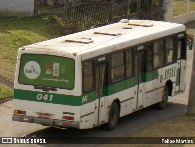 SOSAL - Sociedade de Ônibus Santanense 041 na cidade de Santana do Livramento, Rio Grande do Sul, Brasil, por Felipe Martins. Número da foto: #13281390.