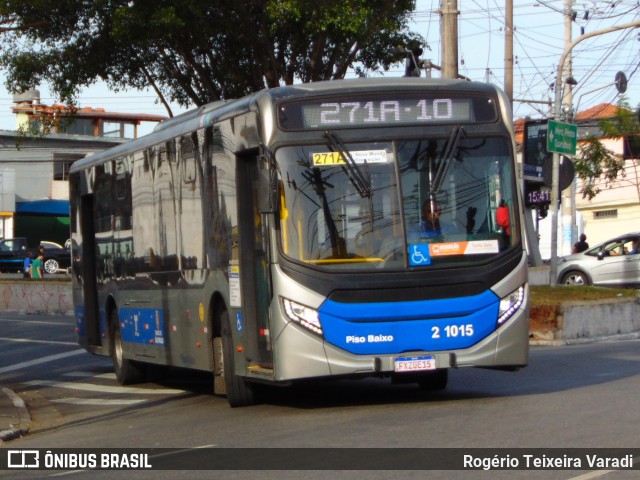 Sambaíba Transportes Urbanos 2 1015 na cidade de São Paulo, São Paulo, Brasil, por Rogério Teixeira Varadi. Número da foto: #13281758.