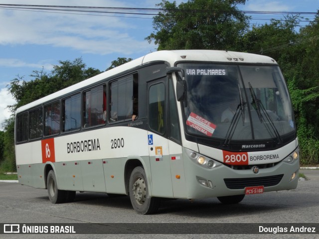 Borborema Imperial Transportes 2800 na cidade de Recife, Pernambuco, Brasil, por Douglas Andrez. Número da foto: #13282992.