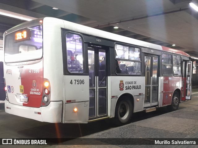 Pêssego Transportes 4 7596 na cidade de São Paulo, São Paulo, Brasil, por Murillo Salvatierra. Número da foto: #13282101.