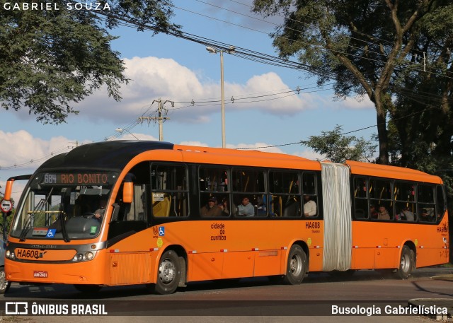 Auto Viação Redentor HA608 na cidade de Curitiba, Paraná, Brasil, por Busologia Gabrielística. Número da foto: #13282391.