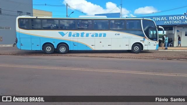 Viatran - Viação TransBrasília 4740 na cidade de Barra da Estiva, Bahia, Brasil, por Flávio  Santos. Número da foto: #13280205.