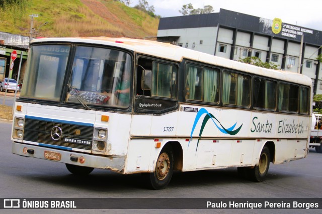Viação Santa Elizabeth 1707 na cidade de Caratinga, Minas Gerais, Brasil, por Paulo Henrique Pereira Borges. Número da foto: #13282732.
