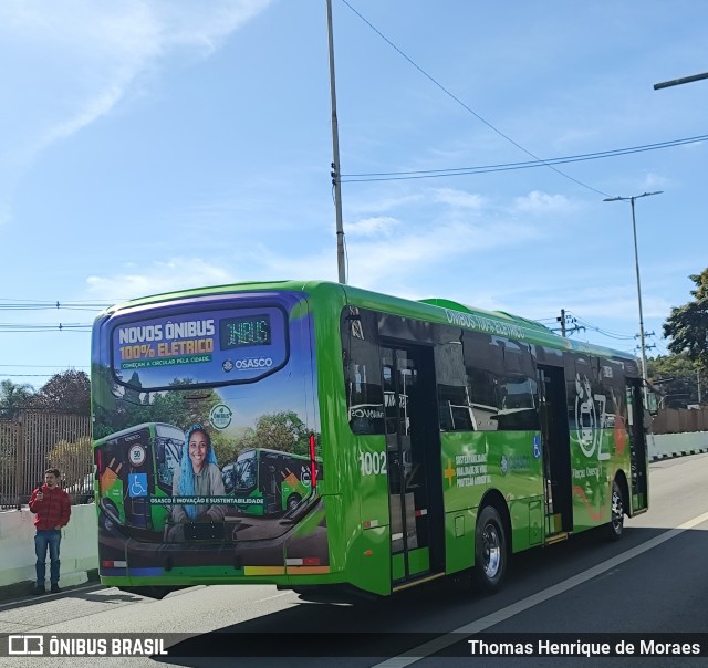 Viação Osasco 1002 na cidade de Osasco, São Paulo, Brasil, por Thomas Henrique de Moraes. Número da foto: #13281498.